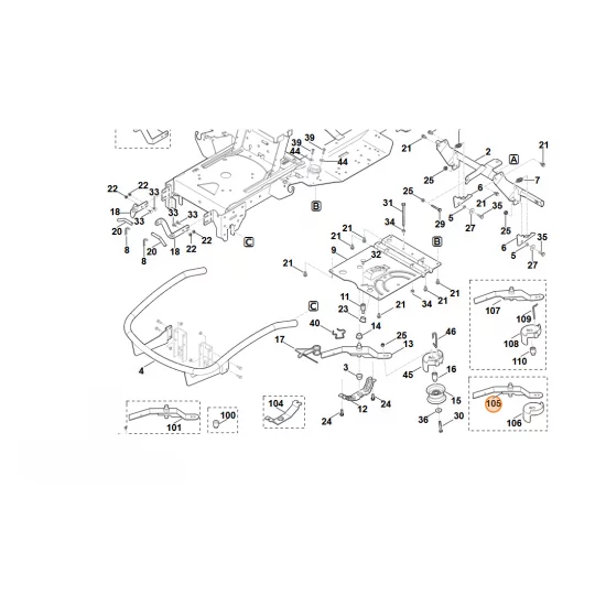 Stihl  Ramię naprężające 6170 760 0841